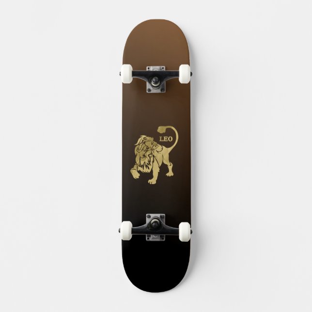 Leo Lejon Zodiac Old School Skateboard Bräda 21,6 Cm (Framsida)