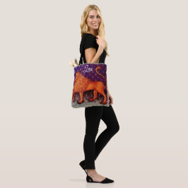Leo Lejon Zodiac Sign Horoscope Födelsedagsfest Tygkasse
