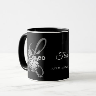 Leo ♌ Lejon - Zodiac Sign Mugg