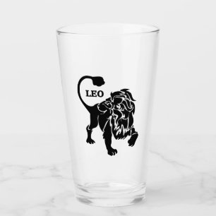 Leo Lejon Zodiac Svart Glaskopp