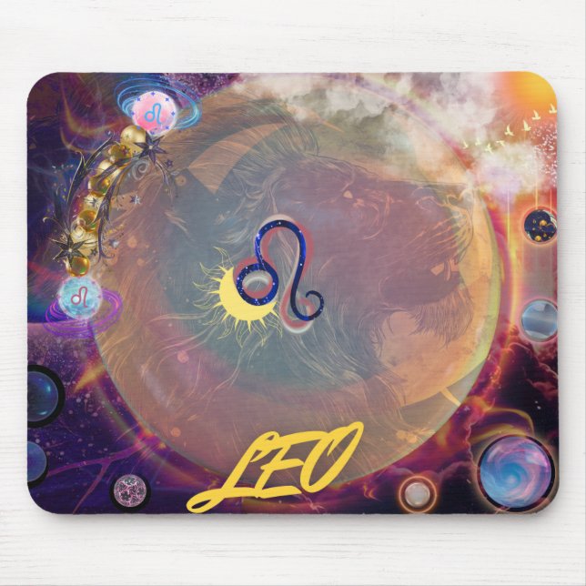 Leo Lejona Horoscope mousepad Musmatta (Framsidan)