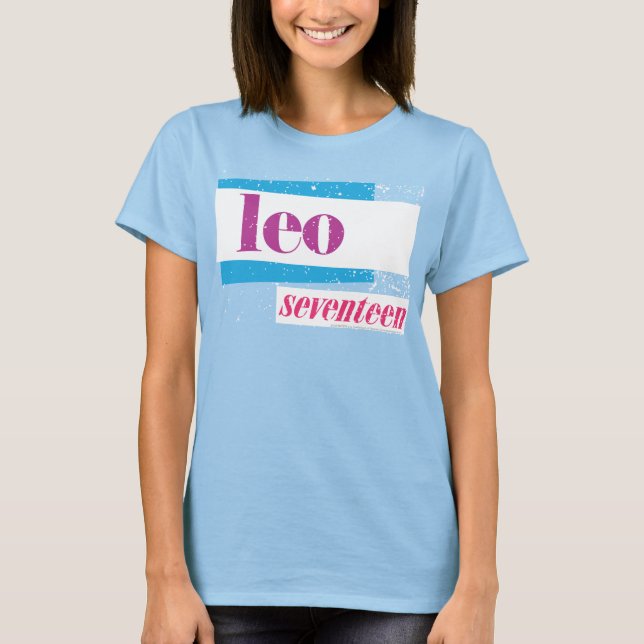 Leo Lila Tee Shirt (Framsida)