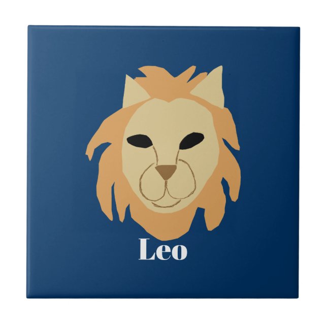 Leo Lion, Kakelplatta (Framsidan)