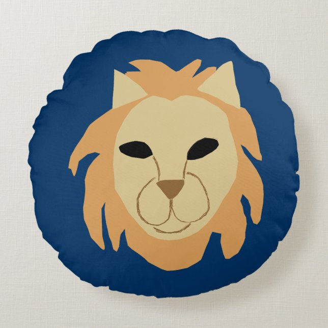 Leo Lion, Rund Kudde (Framsidan)