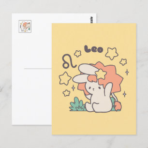 Leo Loppi Tokki Zodiak-serien Konst Vykort