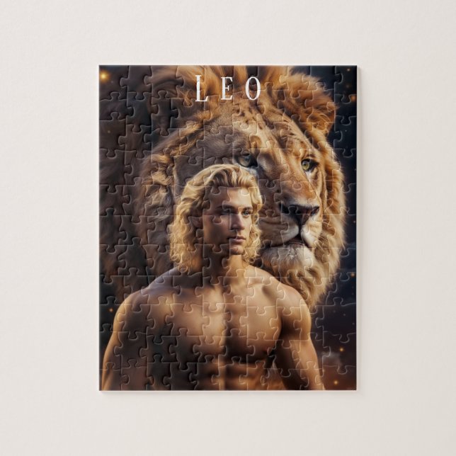 Leo Male Jigasw Puzzle Pussel (Vertikal)