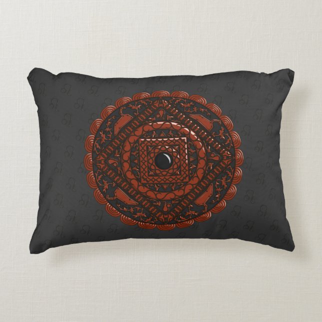 Leo Mandala accent Pillow Prydnadskudde (Framsidan)