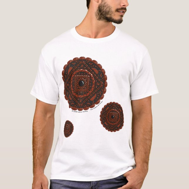 Leo Mandala Manar färre Light Shirt Tee Shirt (Framsida)