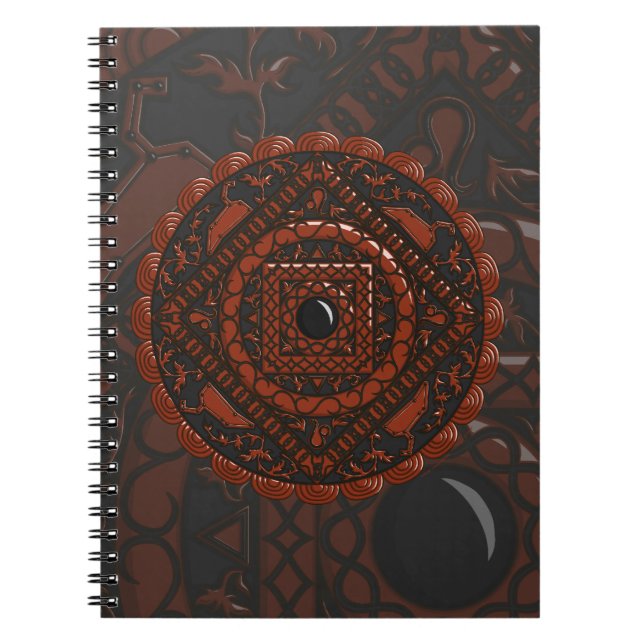 Leo Mandala Notebook Anteckningsbok (Framsidan)