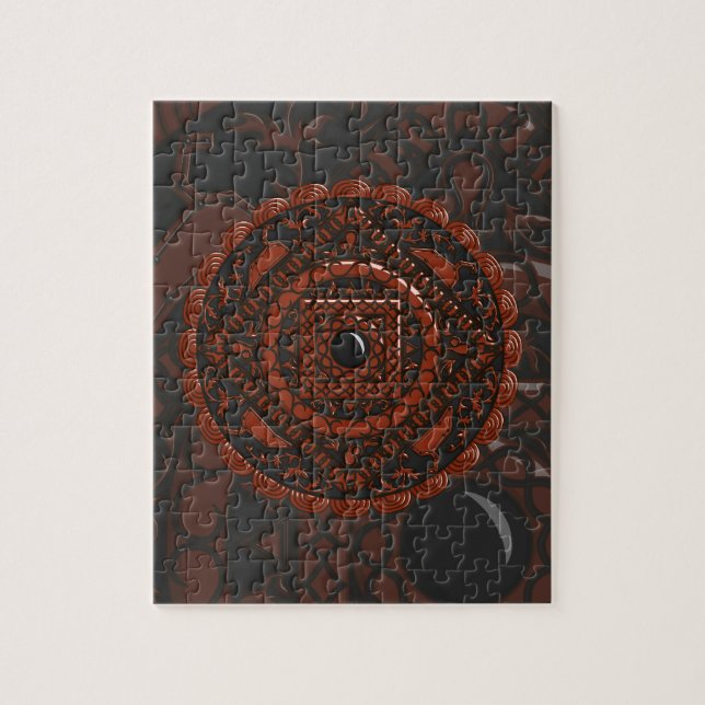 Leo Mandala Puzzle Pussel (Vertikal)