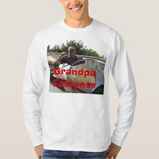 Leo manen för tävlingbil, morfar Fastpass Tee Shirt