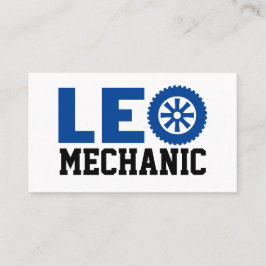 Leo Mechanic Affärskort Visitkort