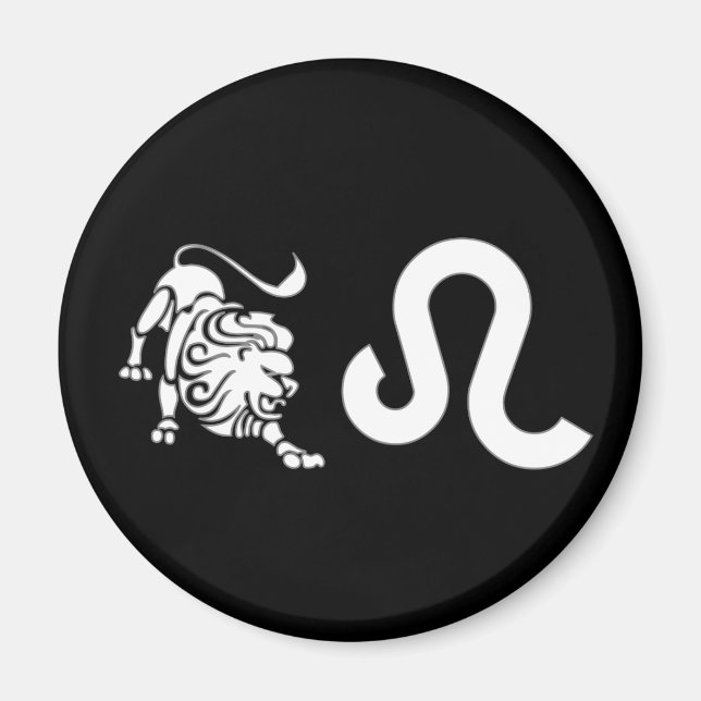 Leo med symbol magnet (Framsidan)