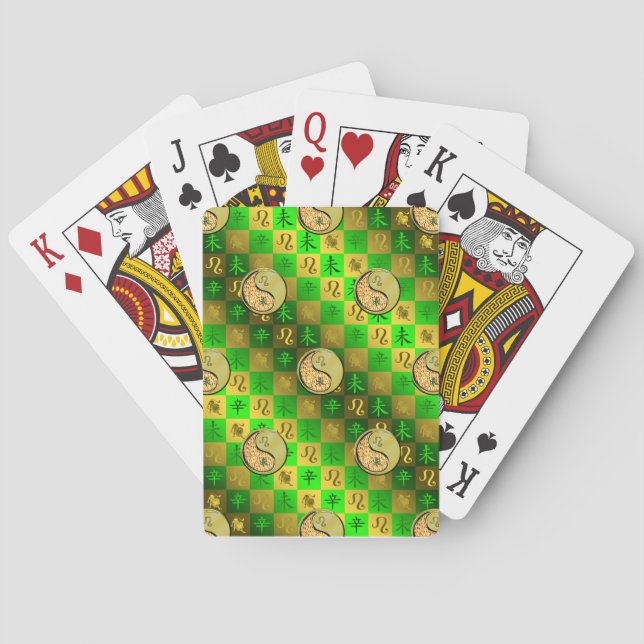 Leo & Metal Goat Casinokort (Baksidan)