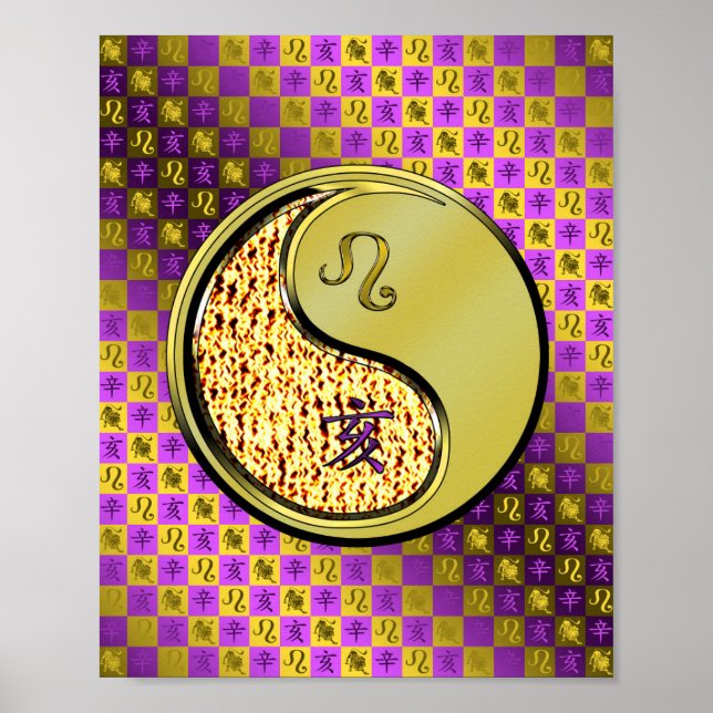 Leo & Metall Boar Poster (Framsidan)