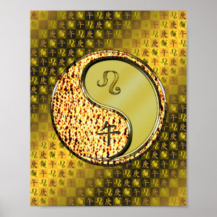 Leo & Metall Horse Poster