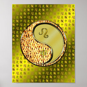 Leo & Metall Monkey Poster