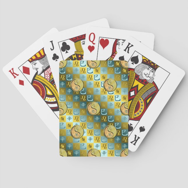 Leo & Metall Orm Casinokort (Baksidan)