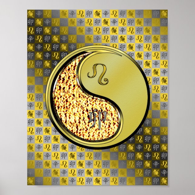 Leo & Metall Rabbit Poster (Framsidan)