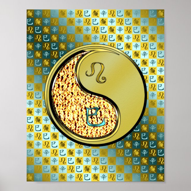 Leo & Metall Snake Poster (Framsidan)