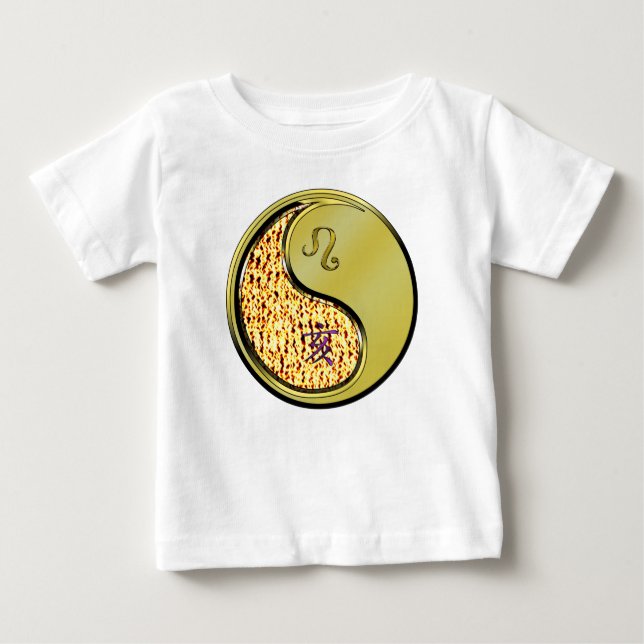 Leo & Metallisvin T Shirt (Framsida)
