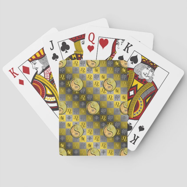 Leo & Metallkanin Casinokort (Baksidan)