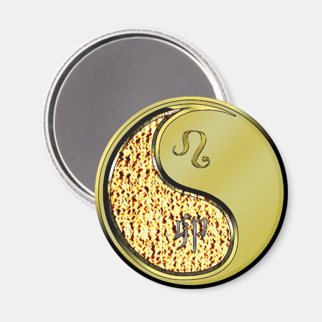 Leo & Metallkanin Magnet (Front/Back)