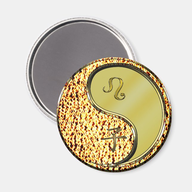 Leo & Metallråtta Magnet (Front/Back)