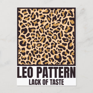 Leo Mönster Bad Taste Mode offer Vykort