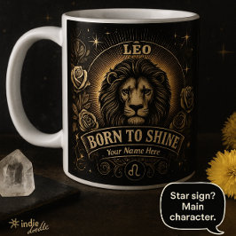 Leo Mugg - djet Zodiac Gift for Leos