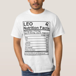 Leo näringfakta - #SaveTheWorldTribeT-tröja T Shirt