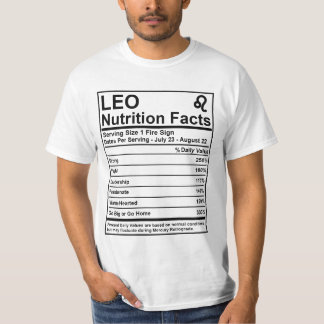 Leo näringfakta - #SaveTheWorldTribeT-tröja T Shirt