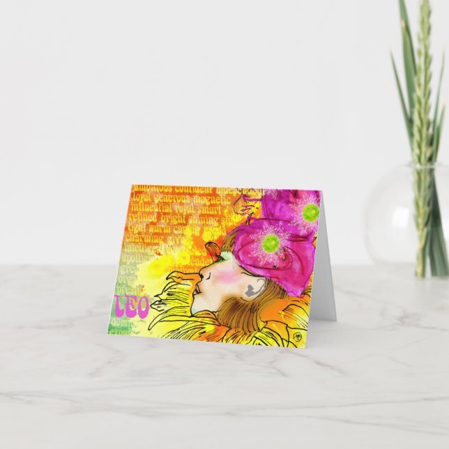 Leo notecards kort (Framsida)