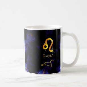 Leo Personlig Coffee Mugg Birthday Gift