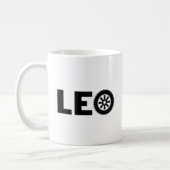 Leo Petrol Head Kaffemugg (Vänster)