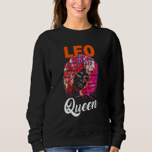 Leo Queen Black Woman Afro Natural Hair African T Shirt