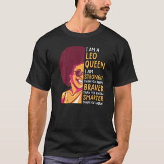 Leo Queen  For Women Astrology Zodiac  Girls Leo T Shirt