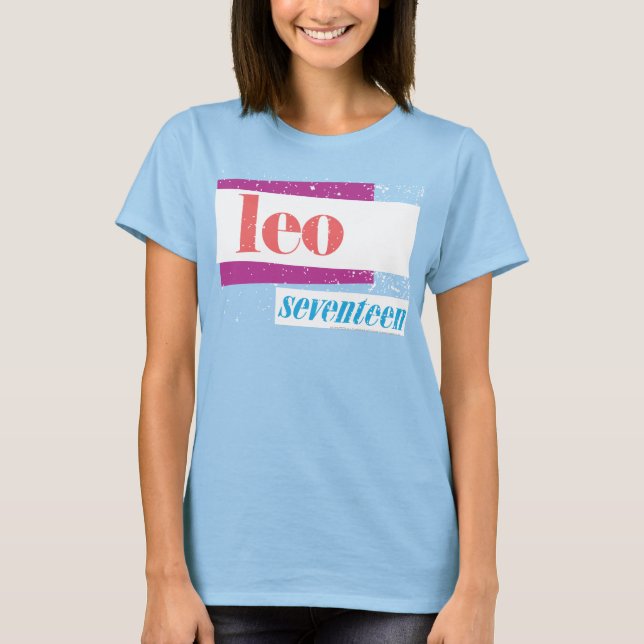 Leo Rosa T Shirt (Framsida)
