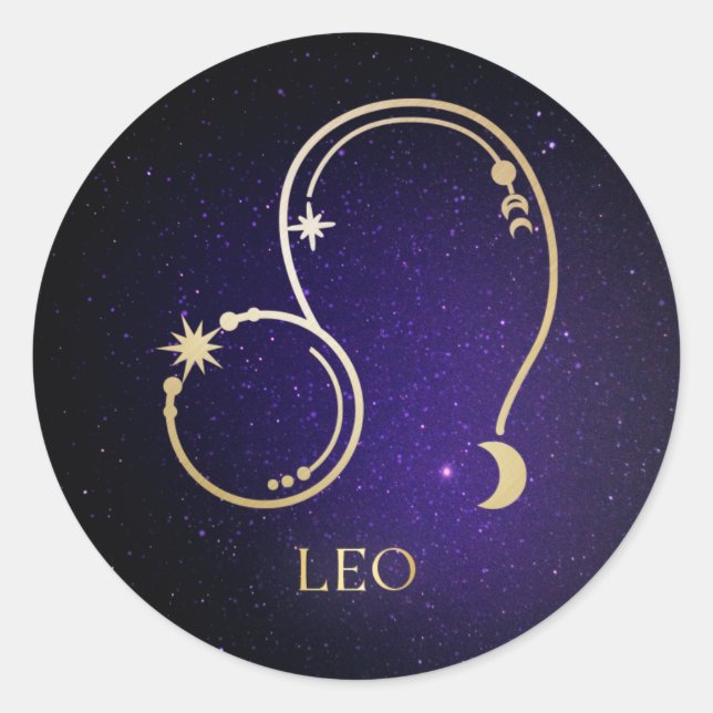 Leo Runt Klistermärke (Framsida)