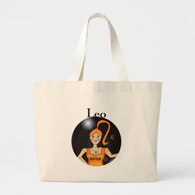 Leo shopping bag jumbo tygkasse (Framsidan)