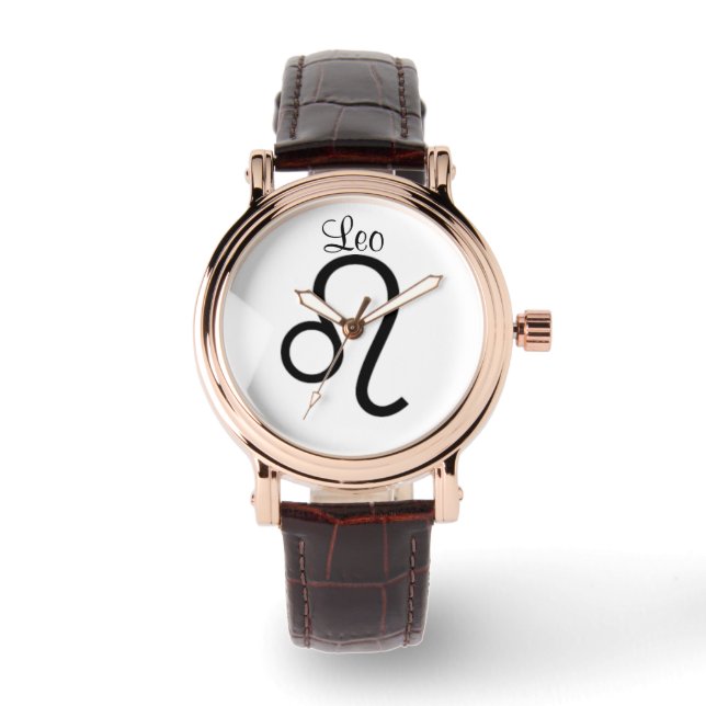Leo Sign av Zodiac. Dam Watches. Armbandsur (Framsida)