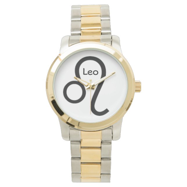 Leo Sign av Zodiac. Manar Watches. Armbandsur (Framsida)