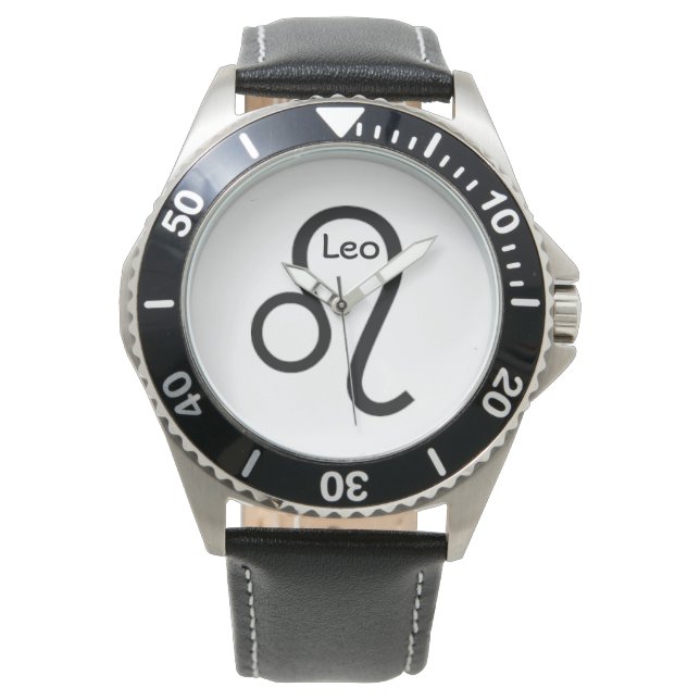 Leo Sign av Zodiac. Manar Watches. Armbandsur (Framsida)