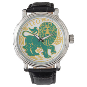 Leo Sign of the Zodiac Armbandsur
