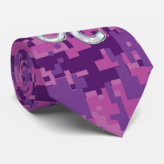 Leo Sign on Rosa Fuchsia Digital Camouflage Slips (Rullad)