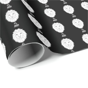 Leo Silhouette Wrapping Papper Presentpapper