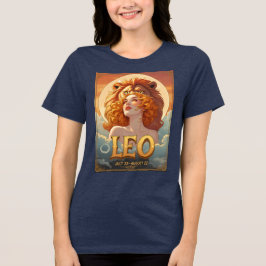 Leo Sol signerar den Lejona astrologin i juli-augu T Shirt