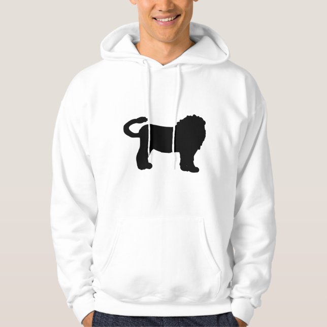 Leo Spirit Lion Sweatshirt – Kraftfull Zodiakprese (Framsida)