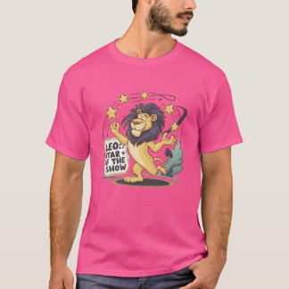 Leo Stjärna i showen Lejon Stjärntecken rolig T Shirt
