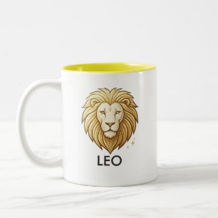 Leo Stjärntecken Astrologi Födelsedags Kaffe Mugg
